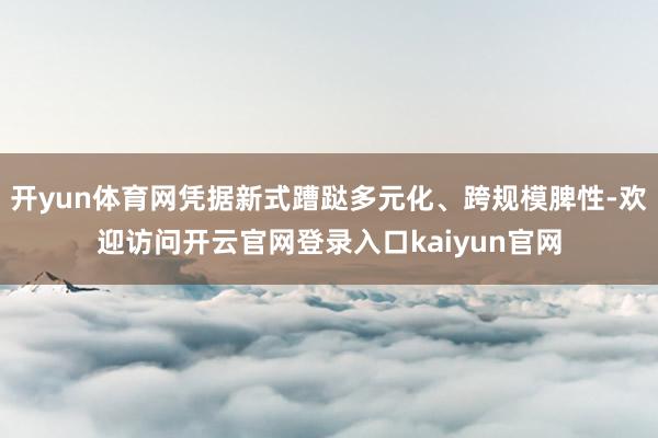开yun体育网凭据新式蹧跶多元化、跨规模脾性-欢迎访问开云官网登录入口kaiyun官网