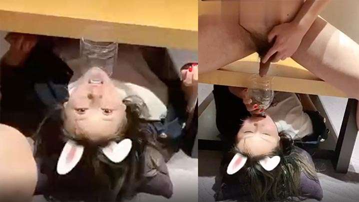 jk妹子坐便器随时为主人接屎接的尿